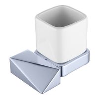 Стакан для зубных щеток Boheme New Venturo 10314-CR Хром — фото 1, Мыльницы