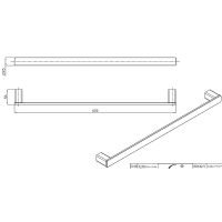 Товар: Полотенцедержатель Raglo R301.01 Хром - фото 11 Полотенцедержатель Raglo R301.01 Хром — фото 11, Полотенцедержатели