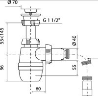 Товар: Сифон для кухонной мойки Wirquin Минор 30718026 Нержавеющая сталь - фото 2 Сифон для кухонной мойки Wirquin Минор 30718026 Нержавеющая сталь — фото 2, Сифоны для кухонной мойки