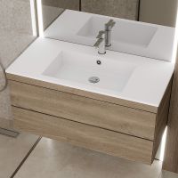 Раковина Paola Nero 100 Белая матовая — фото 4, Раковины