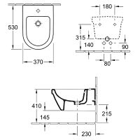 Товар: Биде Villeroy&Boch Architectura 54840001 подвесное Альпийский белый - фото 8 Биде Villeroy&Boch Architectura 54840001 подвесное Альпийский белый — фото 8, Биде подвесные