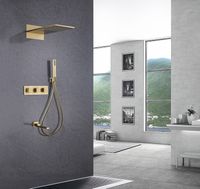 Товар: Душевая система Abber Daheim AF8253G с термостатом Золото матовое - фото 2 Душевая система Abber Daheim AF8253G с термостатом Золото матовое — фото 2, Душевое оборудование. Душевая программа