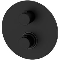 Товар: Душевая система Paffoni Light KITLIQ019NO046 с термостатом Черная матовая - фото 2 Душевая система Paffoni Light KITLIQ019NO046 с термостатом Черная матовая — фото 2, Встраиваемые душевые комплекты