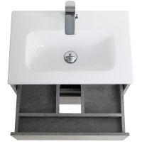 Тумба под раковину BelBagno Kraft 39 60 KRAFT 39-600/390-2C-SO-CG подвесная Cemento Grigio — фото 9, Мебель для ванной
