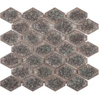 Мозаика Imagine Lab Brilliante Rombo Griggio 22,9x25 см — фото 1, Мозаика