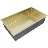 Товар: Кухонная мойка Paulmark Next-Skew 74 Uni PM887444-LG Светлое золото - фото 2 Кухонная мойка Paulmark Next-Skew 74 Uni PM887444-LG Светлое золото — фото 2, Кухонные мойки