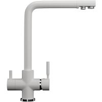 Смеситель для кухни Ulgran Classic U-016-341 Ультра-белый — фото 1, Смесители