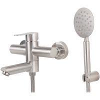 Смеситель для ванны Viko V-7502 Хром матовый — фото 3, Смесители