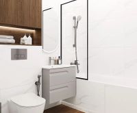 Керамогранит Ceradim Carrara Excellent Silver белый матовый 60х120 см — фото 6, Керамогранит