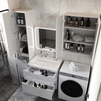 Тумба под раковину Style Line Марелла 70 Люкс Plus подвесная Белый глянец антискрейтч арт-СС-00002408 — фото 5, Тумбы под раковину