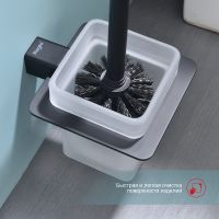 Товар: Ершик для унитаза Raglo R301.10.06 Черный матовый - фото 4 Ершик для унитаза Raglo R301.10.06 Черный матовый — фото 4, Ершики для унитаза