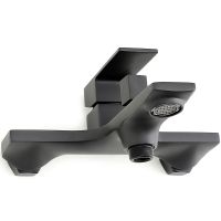 Смеситель для ванны Orange Lutz M04-100b Черный — фото 4, Смесители