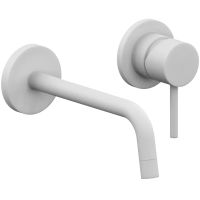 Смеситель для раковины Paffoni Light LIG007BO70 Белый матовый — фото 1, Смесители для раковины