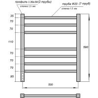 Товар: Электрический полотенцесушитель Point Веста PN70756BR П7 500x600 диммер слева Бронза - фото 3 Электрический полотенцесушитель Point Веста PN70756BR П7 500x600 диммер слева Бронза — фото 3, Электрические полотенцесушители
