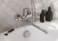 Смеситель для ванны Santek Найра универсальный Хром арт-WH5A12001C001 — фото 8, Смеситель для ванны