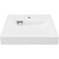 Товар: Раковина Paola Siena 60x50 на стиральную машину Белая глянцевая - фото 2 Раковина Paola Siena 60x50 на стиральную машину Белая глянцевая — фото 2, Раковины