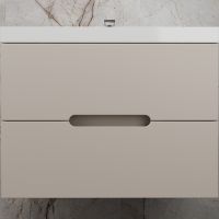 Тумба под раковину Style Line Матис 80 ЛС-00002308 подвесная Крем — фото 1, Мебель для ванной