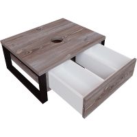 Тумба под раковину 1MarKa Grunge Loft 60П Ц0000001579 подвесная Дуб намибия — фото 4, Тумбы под раковину