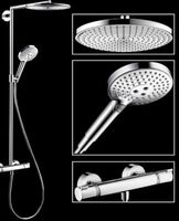 Товар: Душевая система Hansgrohe Raindance Select S 27133000 с термостатом Хром - фото 5 Душевая система Hansgrohe Raindance Select S 27133000 с термостатом Хром — фото 5, Душевые стойки