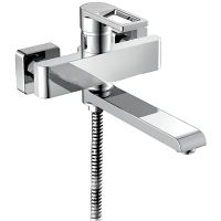 Смеситель для ванны Frap H72 F3272 универсальный Хром — фото 1, Смеситель для ванны