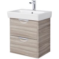 Тумба под раковину Aquaton Сильва 54 1A211801SIW60 Дуб фьорд — фото 1, Тумбы под раковину