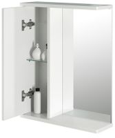 Товар: Зеркало со шкафом Mixline Норд 55 L 528387 Белый - фото 3 Зеркало со шкафом Mixline Норд 55 L 528387 Белый — фото 3, Зеркальные шкафы в ванную