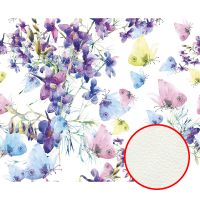 Фреска Ortograf Цветы 5906 Фактура флок FLK Флизелин (3,3*2,7) Разноцветный, Цветы/Бабочки арт-5906 (флок FLK) — фото 1, Фрески