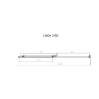 Товар: Душевая дверь Vincea Slim-N 140 VDS-4SN140CL профиль Хром стекло прозрачное - фото 5 Душевая дверь Vincea Slim-N 140 VDS-4SN140CL профиль Хром стекло прозрачное — фото 5, Душевые двери в нишу
