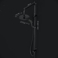 Душевая система AM.PM Gem F0790022 Черная — фото 18, Душевые стойки