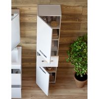 Товар: Шкаф пенал Vigo Plaza 40 pn.PLA.40 Белый - фото 2 Шкаф пенал Vigo Plaza 40 pn.PLA.40 Белый — фото 2, Мебель для ванной