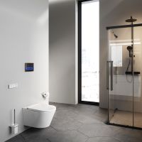 Унитаз биде AM.PM Inspire CleanCare CCC501700SC подвесной с сиденьем Микролифт — фото 3, Умные унитазы