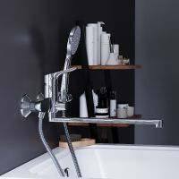 Смеситель для ванны Damixa Jupiter 779500001 универсальный Хром — фото 6, Смесители