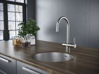 Смеситель для кухни Paulmark Heller He213218-SS Брашированное сталь — фото 3, Смесители для кухни