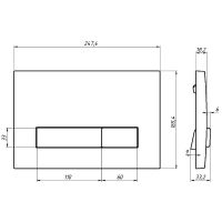 Товар: Комплект унитаза Berges Mascon Rimless с инсталляцией Atom Line 043352 с сиденьем Микролифт и Белой клавишей смыва - фото 24 Комплект унитаза Berges Mascon Rimless с инсталляцией Atom Line 043352 с сиденьем Микролифт и Белой клавишей смыва — фото 24, Унитазы