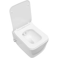 Унитаз биде Allen Brau Liberty 2 4.33009.20 подвесной Белый без сиденья — фото 12, Подвесные унитазы