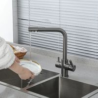 Товар: Смеситель для кухни Frap H52 F4352-9 Оружейная сталь - фото 5 Смеситель для кухни Frap H52 F4352-9 Оружейная сталь — фото 5, Смесители для кухни