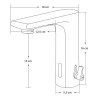 Товар: Смеситель для раковины ESKO SNR26D Хром - фото 2 Смеситель для раковины ESKO SNR26D Хром — фото 2, Смесители
