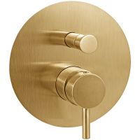 Смеситель для душа Paffoni Light LIG015HGSP Золото медовое брашированное — фото 1, Смеситель для душа