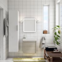 Товар: Тумба под раковину Art&Max Family-500-1D-SO-PB подвесная Сканди - фото 4 Тумба под раковину Art&Max Family-500-1D-SO-PB подвесная Сканди — фото 4, Мебель для ванной