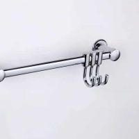 Товар: Вешалка для полотенец Frap F205-3 Хром - фото 7 Вешалка для полотенец Frap F205-3 Хром — фото 7, Крючки для полотенец