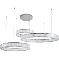 Подвесной светильник Divinare Renata 1135/02 SP-90 Прозрачный Хром — фото 1, Подвесные светильники