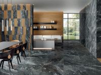 Керамогранит Italon Skyfall Nero Smeraldo Cerato Ret 610015000490 60х120 см — фото 4, Керамогранит