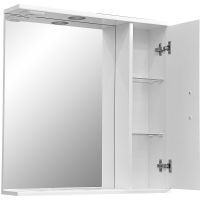 Товар: Зеркало со шкафом Stella Polar Концепт 70/С R SP-00000127 с подсветкой Белое - фото 2 Зеркало со шкафом Stella Polar Концепт 70/С R SP-00000127 с подсветкой Белое — фото 2, Мебель для ванной