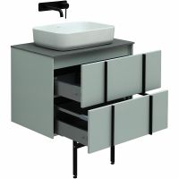 Тумба под раковину Allen Brau Reality 70 1.32004.PWM подвесная Папирус матовый — фото 45, Тумбы под раковину