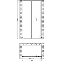 Товар: Душевая дверь Berges Legos LS-4 100 062029 профиль Хром стекло прозрачное - фото 3 Душевая дверь Berges Legos LS-4 100 062029 профиль Хром стекло прозрачное — фото 3, Душевые двери в нишу