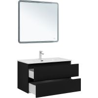 Товар: Тумба под раковину Aquanet Вега 2.0 90 337956 подвесная Черная матовая - фото 10 Тумба под раковину Aquanet Вега 2.0 90 337956 подвесная Черная матовая — фото 10, Тумбы под раковину