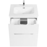 Тумба под раковину BelBagno Etna-H60 60 ETNA-H60-600-2C-SO-BL-P подвесная Bianco Lucido — фото 5, Тумбы под раковину