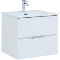 Тумба под раковину Aquanet Алвита New 60 277510 подвесная Белая матовая — фото 1, Мебель для ванной