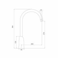 Смеситель для кухни Gappo G03-8 G4003-8 Белый Хром — фото 10, Смесители для кухни