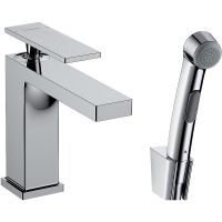 Смеситель для раковины Hansgrohe Tecturis E с гигиеническим душем Хром арт-73210000 — фото 1, Смесители для раковины